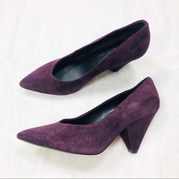 Rebecca Minkoff Shoes - 🔥Rebecca Minkoff purple suede Zuria pumps sz6.5